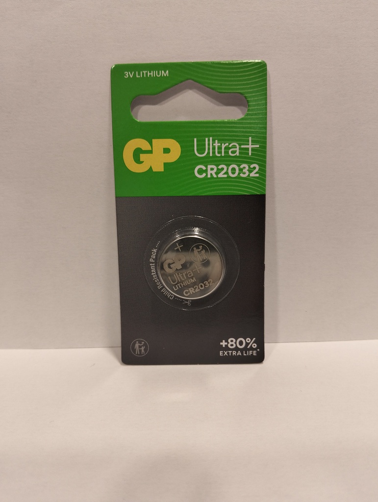 G338//Litio CR2032 CR2032 20,00 x 3,20 3v 220 mAh blister 1 unidad