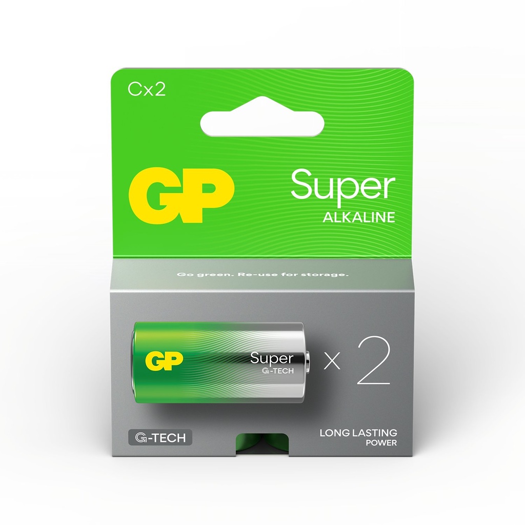 G008//C, 26,2x50,0 LR14  alcalina 1,5 v blister 2 unidades