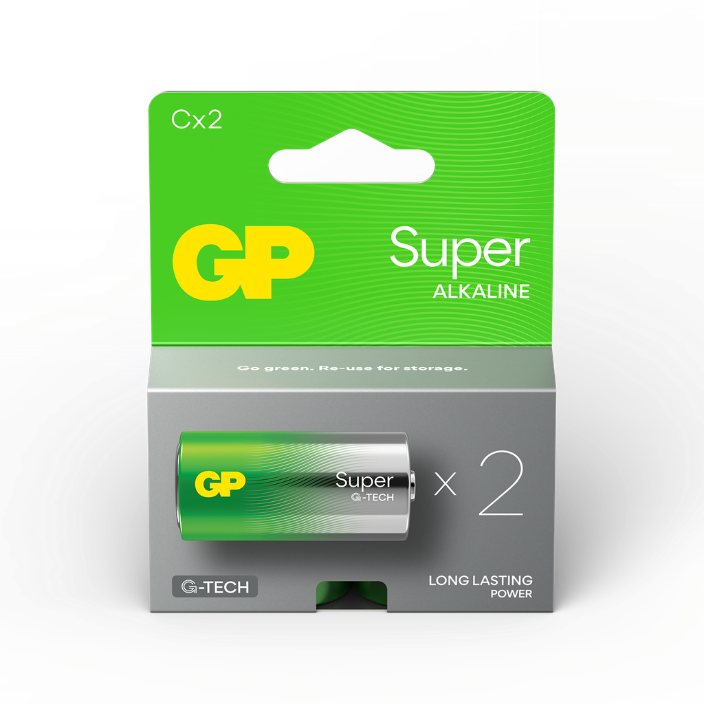 G008//C, 26,2x50,0 LR14  alcalina 1,5 v blister 2 unidades