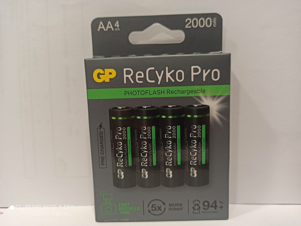 G538//Recyko Pro AA Flash 210Mah