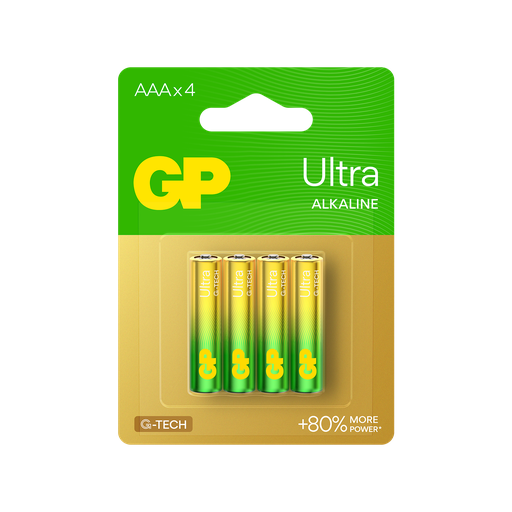 [LR03-B4ULT GP] G001//Gama Ultra AAA, 10,2x44,1 LR03  alcalina 1,5 v blister 4 unidades