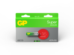 [LR06-BOX16 GP] G221//AA, 14,5x50,5 LR06 alcalina 1,5v blister 16 unidades