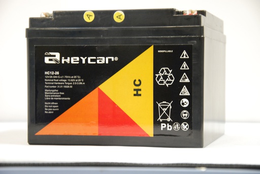 [HC12-26 HEY] P332//HEYCAR 12v26ah  F13