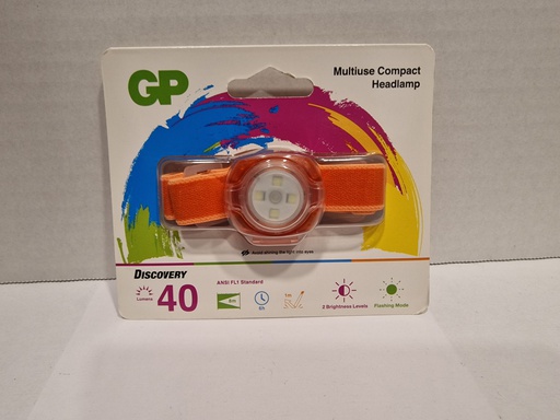 [LICACH31O-B1 GP] G500//LINTERNA CABEZA NIÑO 30 LUMENS NARANJA