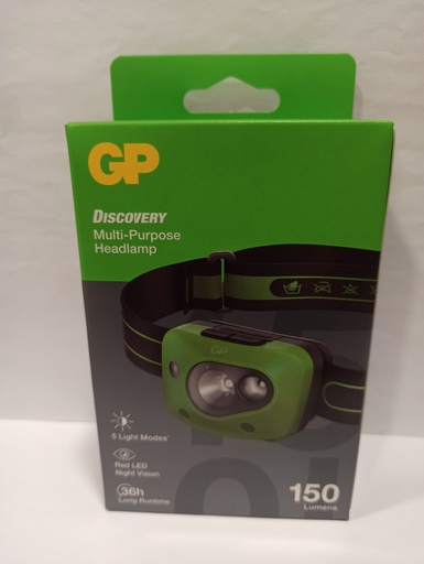 [LICAPROCH43G-B1 GP] G653//Linterna Cabeza 150 Lumens  Verde