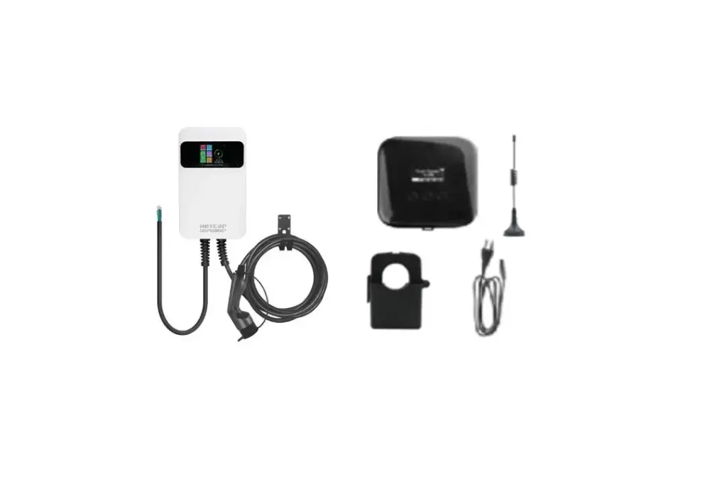 E002//Cargador de pared Ultra Inteligente monofásico compatible con balanceador de potencia. Incluye accesorio balanceador y 1 cable toroidal