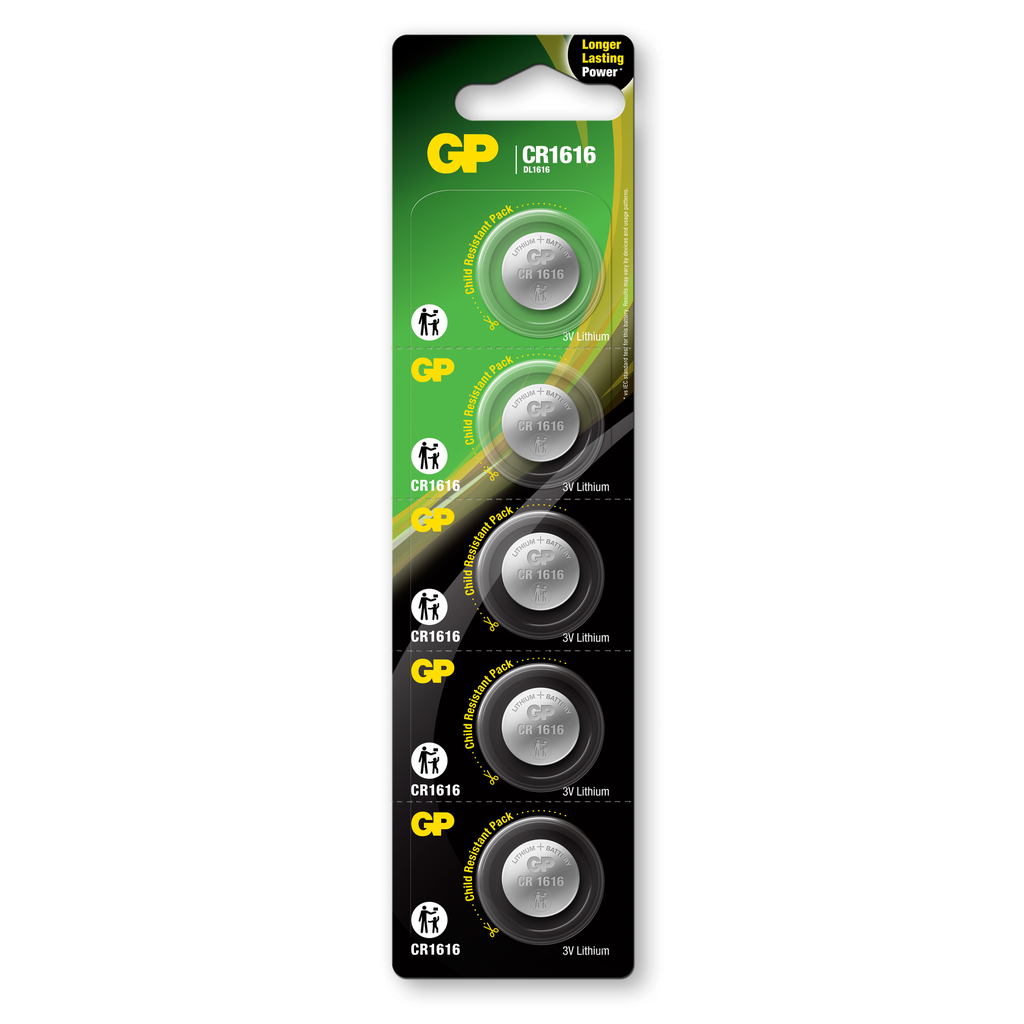 G071//Litio CR1616 16,00 x 1,60 3v 42 mAh blister 5 unidades