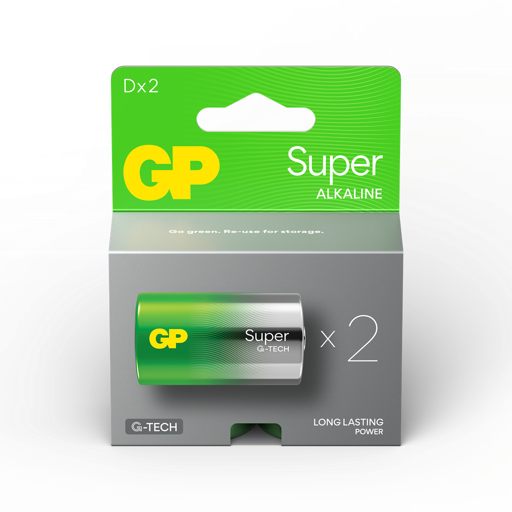 G009//D, 34,2x61,5 LR20  alcalina 1,5 v blister 2 unidades