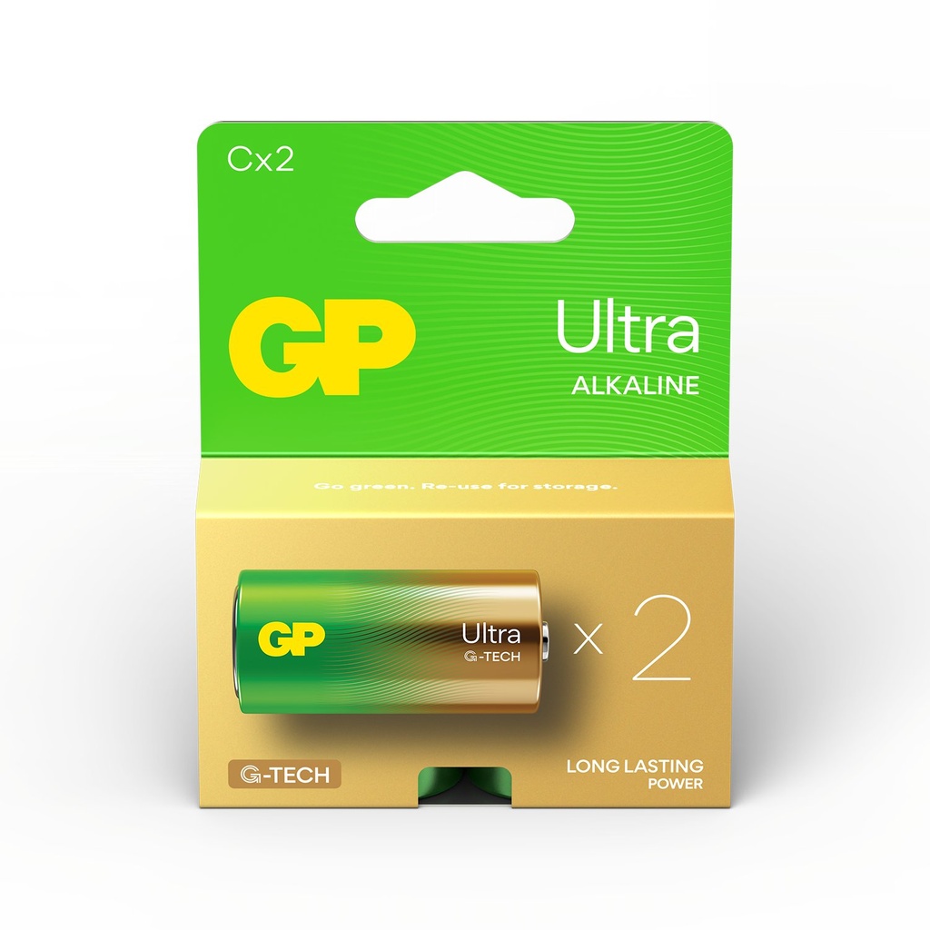 Gama ultra C, 26,2x50,0 lr14  alcalina 1,5 v blister 2 unidades
