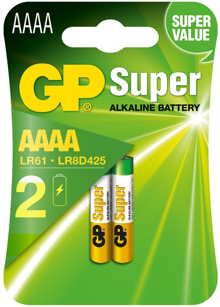 G400//Alcalina 25A, AAAA, 42,5 x 8,3, 1,5v