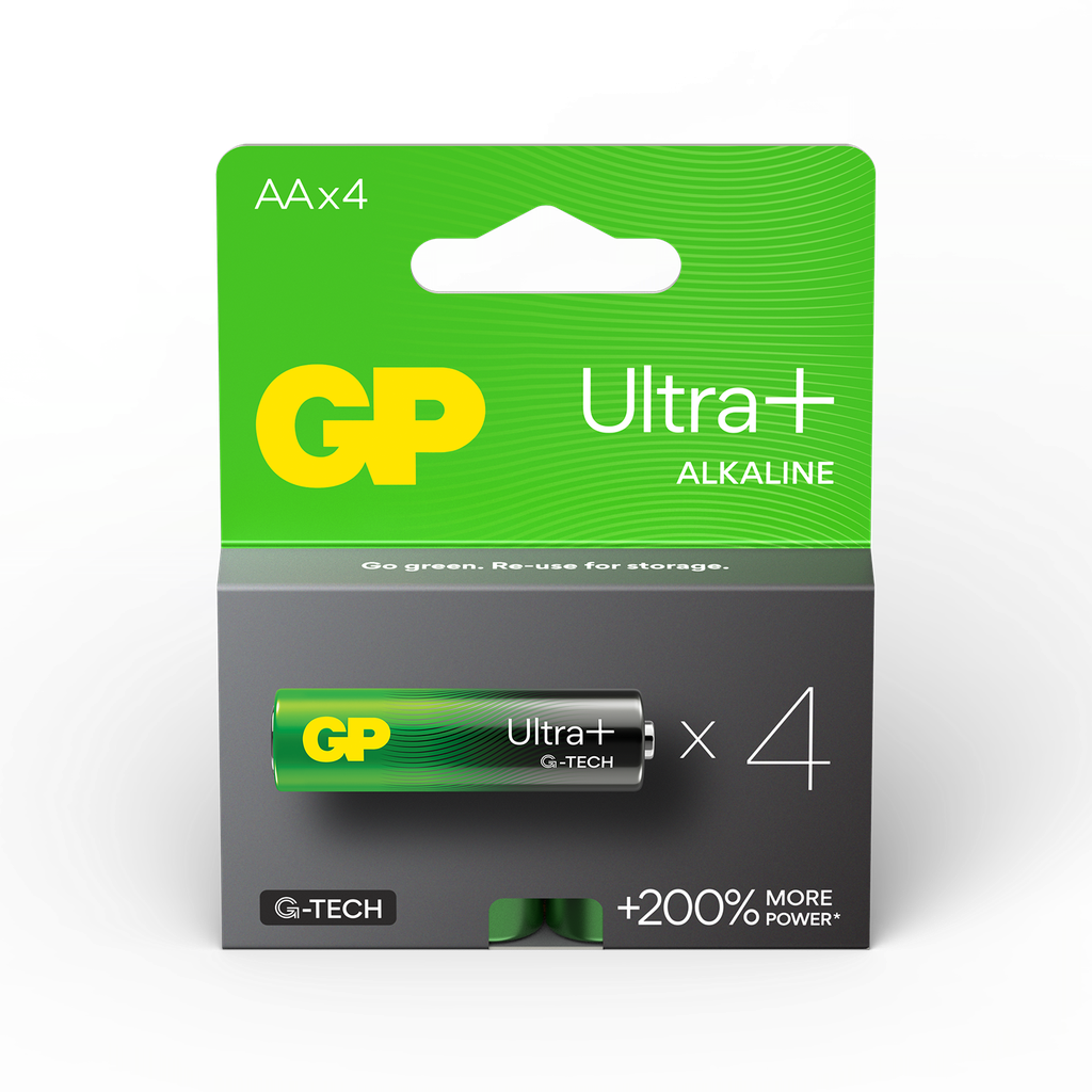 G445//Gama Ultra Plus AA, 14,5x50,5 LR06  alcalina 1,5 v blister 4 unidades