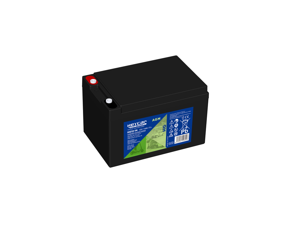 P483//HEYCAR 12V. 14 Ah TERMINAL T15-1