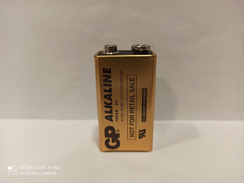 G565//GN1604A(BULK) ALKALINE 9V