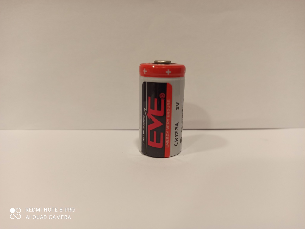 EVE015//LITHIUM METAL BATTERY   3V CR123A 1500mAh EVE