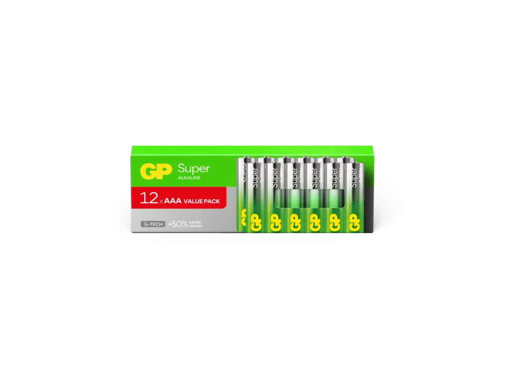 G612//AAA, 10,2x44,1 LR03  alcalina 1,5 v box 12 unidades