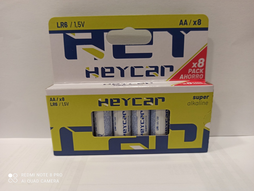 H020//LR06 BLISTER 8 HEY