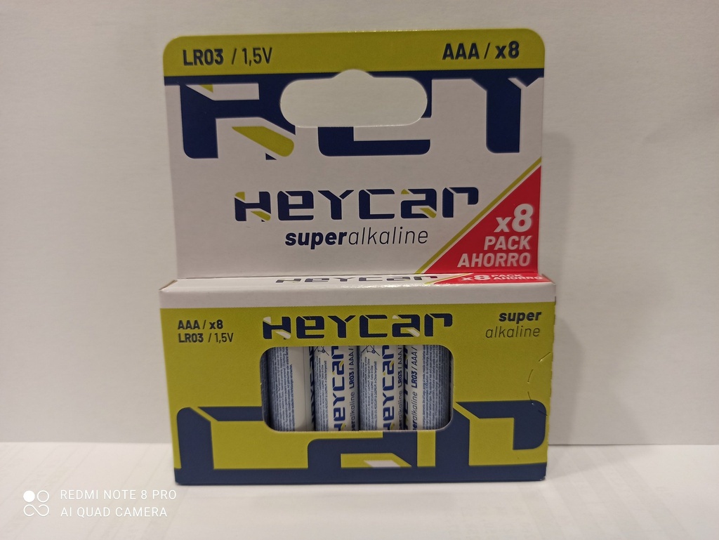 H019// LR03 BLISTER 8 HEY