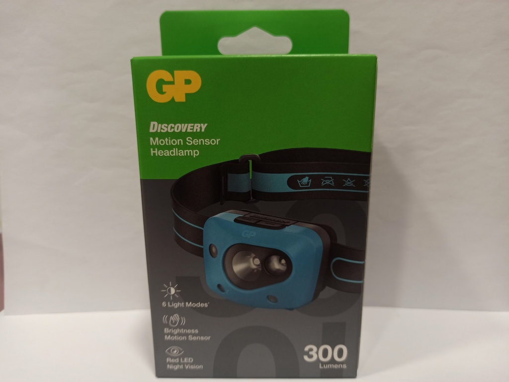 G655//Linterna Cabeza 300 Lumens Azul