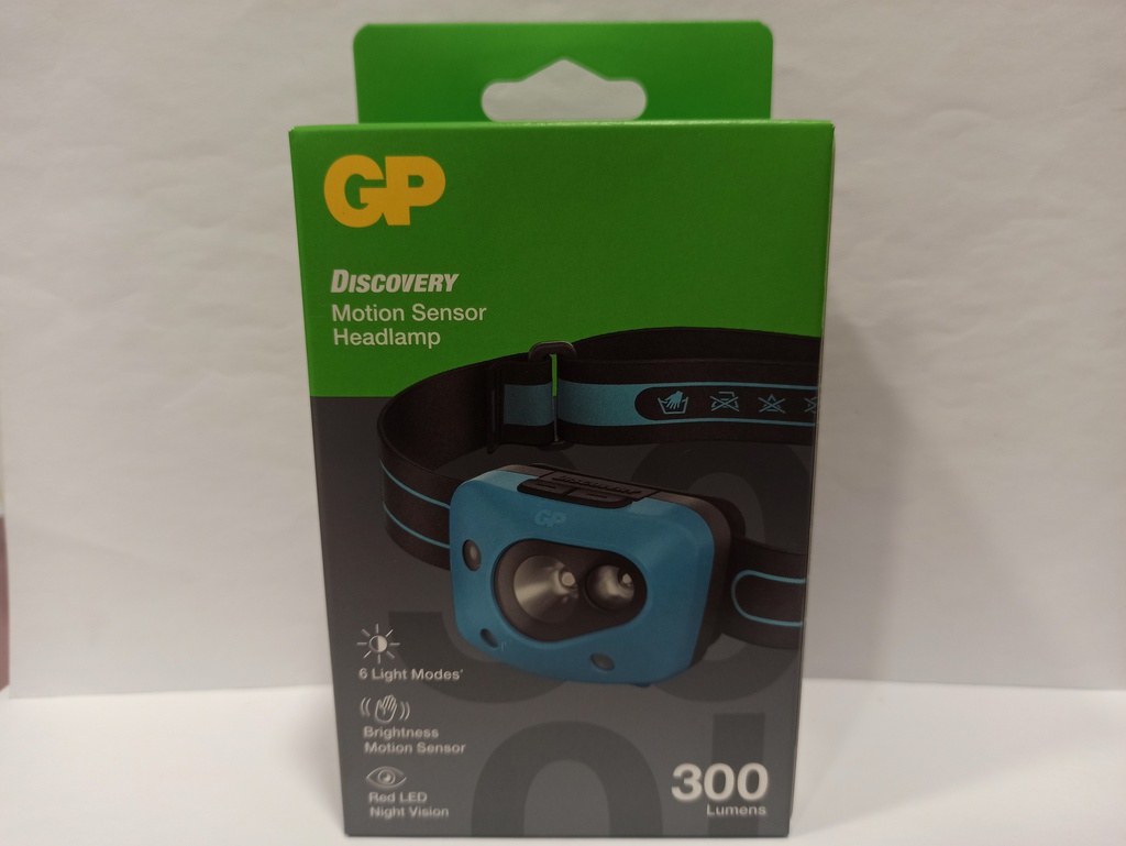 G655//Linterna Cabeza 300 Lumens Azul