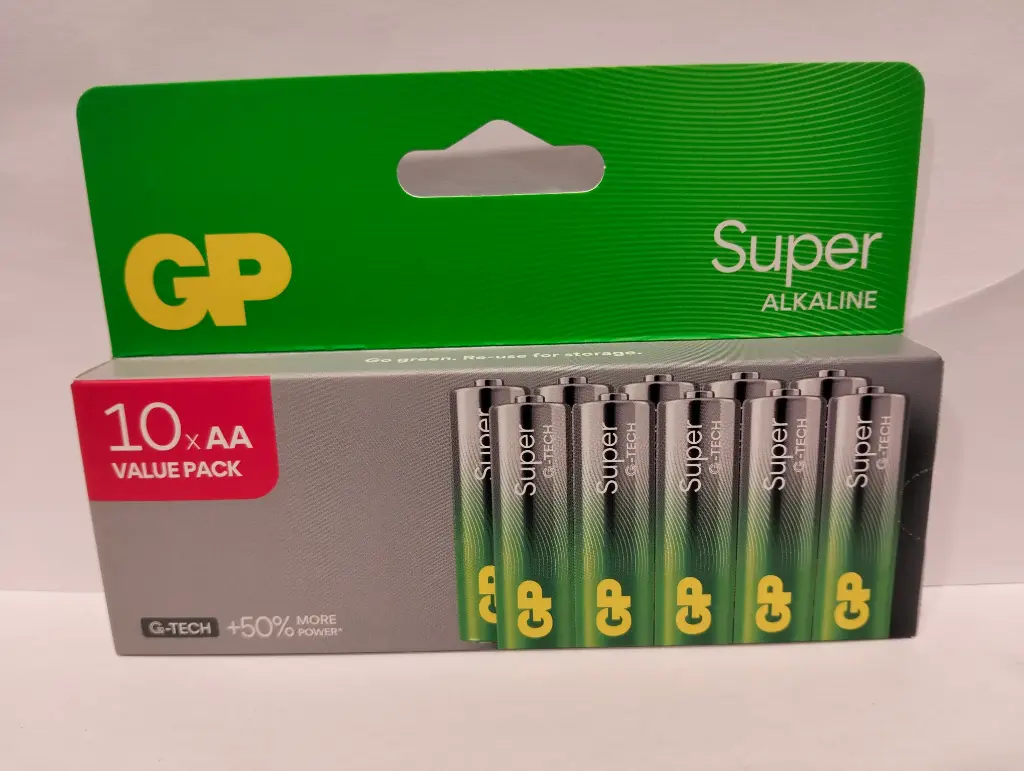 G684//AA, 14,5x50,5 LR06  alcalina 1,5 v blister 10 unidades