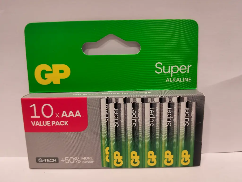 G687//AAA, 10,2x44,1 LR03  alcalina 1,5 v blister 10 unidades