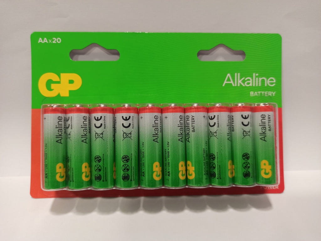 G664//15A-C20 Alcalina Red - AA