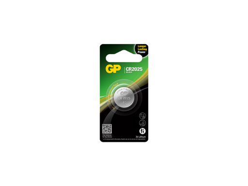 [CR2025-B1 GP] G339//Litio CR2025 CR2025 20,00 x 2,50 3v 160 mAh blister 1 unidad