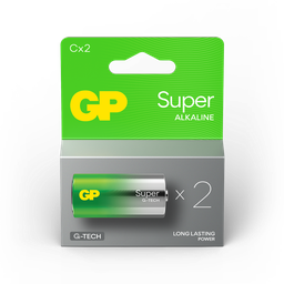 [LR14-B2 GP] G008//C, 26,2x50,0 LR14  alcalina 1,5 v blister 2 unidades