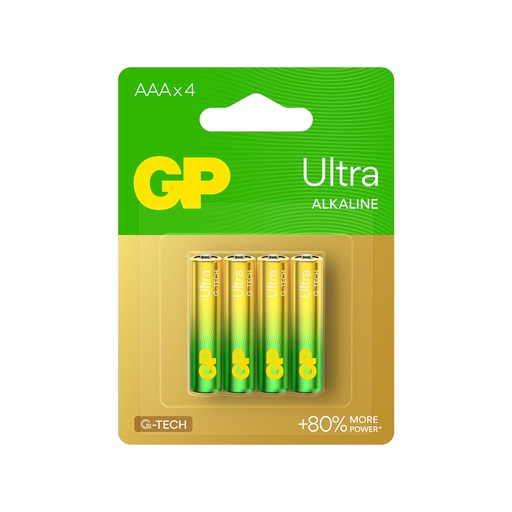 [LR03-B4ULT GP] G001//Gama Ultra AAA, 10,2x44,1 LR03  alcalina 1,5 v blister 4 unidades