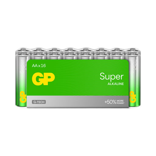 [LR06-BOX16 GP] G221//AA, 14,5x50,5 LR06 alcalina 1,5v blister 16 unidades