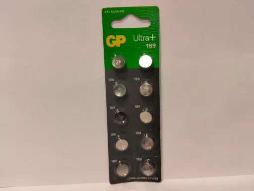 [LR1130-B10MF GP] G344//Alcalina LR1130 189 11,60 x 3,05 1,5 v 44 mAh mercury free blister 10 unidades