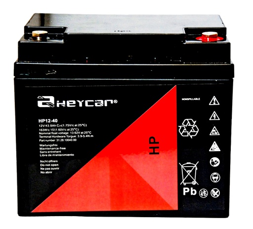 [HP12-40 HEY] P454// HEYCAR 12v.40Ah  F11