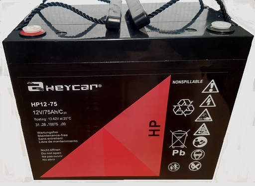 [HP12-75 HEY] P223//HEYCAR 12v.75Ah F11