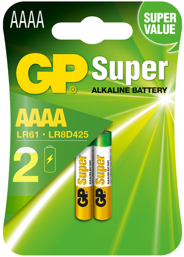 [025A-B2 GP] G400//Alcalina 25A, AAAA, 42,5 x 8,3, 1,5v