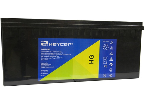 [HG12-180 HEY] P453//HEYCAR 12V. 180 Ah Cyclic