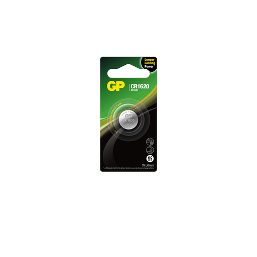 [CR1620-B1 GP] G648//Litio CR1620 16.00 x 2,00 3v 78 mAh blister 1 unidades