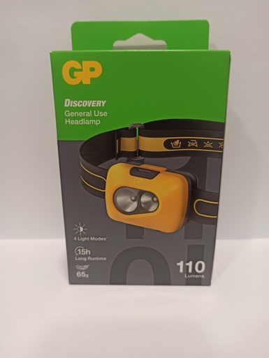 [LICAPROCH42Y-B1 GP] G654//Linterna Cabeza 110 Lumens Amarilla