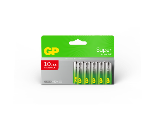 [LR06-B10 GP] G684//AA, 14,5x50,5 LR06  alcalina 1,5 v blister 10 unidades