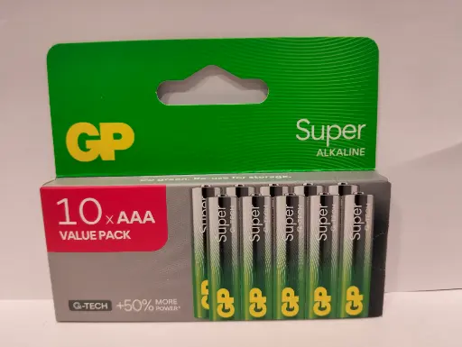 [LR03-B10 GP] G687//AAA, 10,2x44,1 LR03  alcalina 1,5 v blister 10 unidades