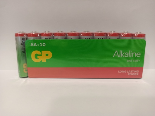 [LR06RED-R10 GP] G666//15A-R10 Alcalina Red - AA