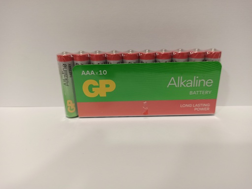 [LR03RED-R10 GP] G667//24A-R10 Alcalina Red - AAA